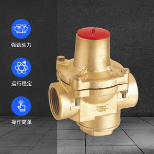 Guangdong Magnesium Special Brass Pressure Reducing Valve 1/2 In With Gauge For Water High Pressure Relief - Product Image 4