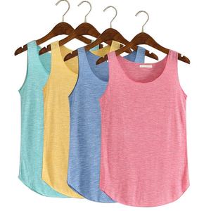 Camiseta sin mangas ajustada a bajo precio para hombre, camisetas sin mangas, camisetas sin mangas, chalecos con logotipo personalizado - Product Image 1