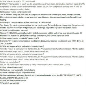 48v dc 100% مكيف الهواء الشمسية العاصمة العاكس مكيف الهواء الشمسية مع الروتاري ضاغط كهربائي - Product Image 4