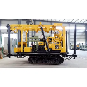XY-1B geological exploration mining portable engineering drilling rig with mud pump together