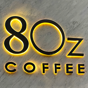 สัญลักษณ์แอลอีดีตัวอักษรแอลอีดีช่อง3D สำหรับร้านกาแฟป้ายสว่างทำจากไฟ LED - Product Image 1