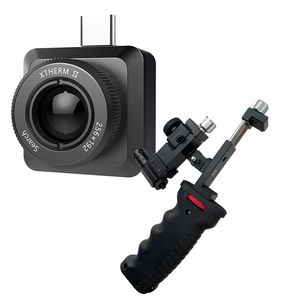 Monoculaire de vision nocturne thermique avec pointeur <span class=keywords><strong>laser</strong></span> et viseur de vision thermique à support libre - Product Image 2