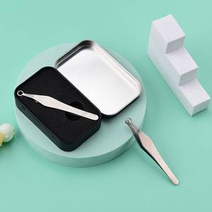 Nieuwste Ronde Tip Veiligheid Gezicht Pincet Rvs Neus Haar Verwijderaar Haar Pincet Met Hoge Precisie - Product Image 6