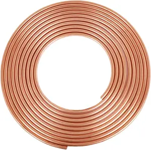 3/8 5/8 Soft Coil Copper Refrigeration Tubing For Air Conditioner Copper Pipe Refrigerator