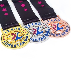 Medal Manufacturer Wholesale Cheap Gold Silver Copper Metal Sport <b>Trophy</b> and Medal Custom Dancing Medal - Product Image 1