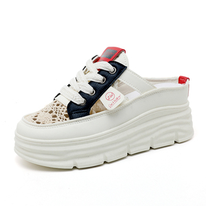 รองเท้าแตะผู้หญิงไซส์ใหญ่ ระบายอากาศได้ดี ผ้าตาข่ายแบบผูกเชือก สไตล์สปอร์ต LYKU พื้น PU จากเจ้อเจียง ประเทศจีน แฟชั่นทันสมัย กันลื่น EVERGREEN - Product Image 3