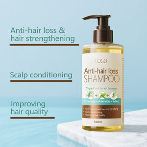 Champú de plantas naturales que contiene menta de romero, champú de <span class=keywords><strong>crecimiento</strong></span> rápido de pelo fuerte de hojas de ciprés, champú de control de Aceite hidratante - Product Image 4