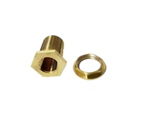 Kit de robinet de tonneau de pluie en laiton sans plomb CNClead 1/2 pouce avec raccords de cloison, marque OEM SUCCESS