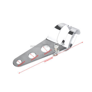 Piezas de motocicleta, soporte de faro delantero modificado para motocicleta para Harley Prince, soporte de Faro de aleación de aluminio - Product Image 3