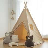 Tente Montessori pour enfants, maison de jeu en bois, tipi pour tout-petits et enfants