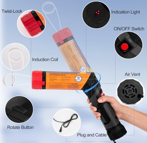 New 1.2KW cảm ứng từ nóng Kit Flameless nhiệt công cụ với 3 cuộn dây công cụ sửa chữa xe 110V 220V nhà máy giá - Product Image 5