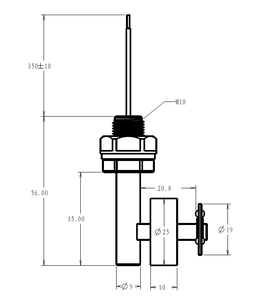 ह्यूमिडिफायर पीपी के लिए सीधे बढ़ते फ्लोट स्तर स्विच, स्नान मशीन के लिए सीधे बढ़ते फ्लोट स्तर स्विच - Product Image 2