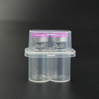 Approvisionnement direct usine Chine – Boîte d'emballage cosmétique pour flacon 2 parties de 3 ml, avec fenêtre à estampage UV et carton extérieur de 0,1 mm d'épaisseur