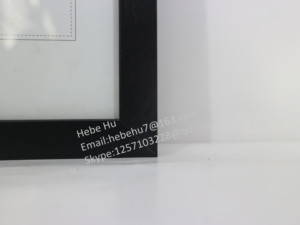 Fabbrica semplice nero ecologico con immagine colorata decorata MDF foto in legno fotogramma 21x30cm o dimensioni personalizzate - Product Image 3