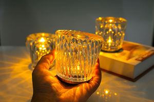 3-way Dimmable Ambient Light with USB Charging Port K9 Crystal Diamond <b>Table</b> <b>Lamp</b> - Product Image 4