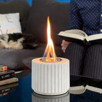 Fabricant OEM ODM, vente en gros de tables de feu en béton, foyer durable et portable au bioéthanol, foyer pour hôtel de luxe