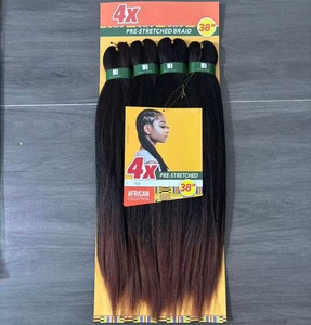 Factory Price 38Inch 4X Pre-stretched <strong>Braiding</strong> <strong>Hair</strong> Looks Natural Heat Resistant Crochet YakiHair Suitable for Women of <strong>All</strong> Ages - Product Image 5