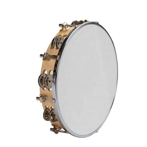 Promo Penjualan Edukasi: Mainan Tamborin Kayu Murah untuk Anak-anak, Alat Musik - Product Image 1