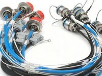 Ensemble de câbles en alliage d'aluminium haute performance pour automobile M85049/38-15N - Connecteur D38999