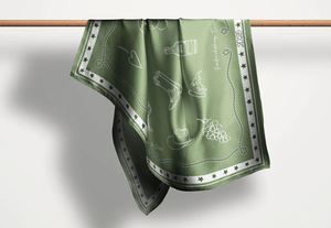Pañuelo de Seda Personalizado con Imagen de Boda, Moderno y Sencillo, Venta al por Mayor, Regalo de Boda Personalizado - Product Image 2