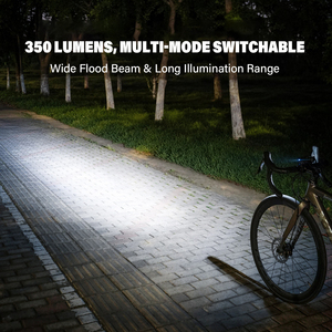 <span class=keywords><strong>Lampe</strong></span> avant de vélo solaire 350LM avec charge double Type-C, klaxon filaire 120dB, affichage numérique de la puissance, étanche, <span class=keywords><strong>pour</strong></span> <span class=keywords><strong>VTT</strong></span> et vélo de route - Product Image 5