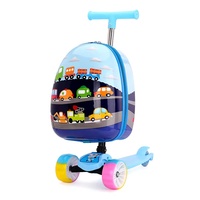 Vente en gros Valise personnalisée pour enfants Chariot de skateboard pour enfants Bagages de scooter pour enfants en plein air