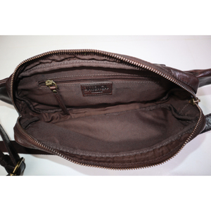 Nouvel Arrivage Sac Banane Femme en Cuir Véritable Grande Capacité Cuir Pleine Fleur Logo Personnalisé Vente en Gros - Product Image 1