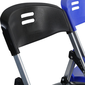 <span class=keywords><strong>Chaise</strong></span> pliante de formation moderne, facile à transporter, en plastique noir, pour <span class=keywords><strong>bureau</strong></span>, salle de réunion, étude, école, écriture - Product Image 6