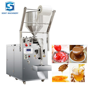 Máy đóng gói chất lỏng hàn kín 3 4 mặt, máy đóng gói sữa chua có máy in ngày tháng - Product Image 1