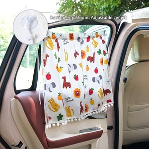 Cortina para Auto con Diseño de Animales de Dibujos Animados, Bloqueador Solar, Privacidad, Protección Solar Universal para las Cuatro Estaciones - Product Image 3