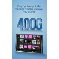 Layar Portabel IPS LCD 10,1 Inci dengan Baterai Terintegrasi, Resolusi 1280x800, Refresh Rate 60Hz, Antarmuka Tipe-C, Kontrol Sentuh
