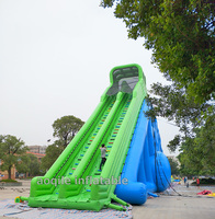 Parc aquatique aventure toboggan à grande vitesse équipement à vendre toboggan gonflable de qualité commerciale adulte PVC sac 1 pièce unisexe