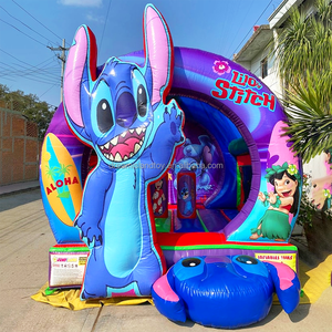 <span class=keywords><strong>Castillo</strong></span> Hinchable Comercial con Tobogán para Niños, Casa de Brinco Inflable de PVC para Alquiler - Product Image 4
