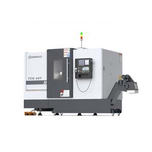 Máquina de torno Cnc de 12 estaciones TCK50 de alta rigidez grande con contrapunto hidráulico - Product Image 1