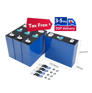 A级 LF160 3.2V 锂电池 EV LIfepo4 150ah 160ah 173ah 187ah BESS 太阳能 3.2V 方形锂离子电池 - Product Image 2