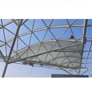 지속 가능하고 진보된 ETFE + PTFE 막 물자 및 우아 디자인 구조
