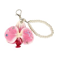 Gantungan Kunci Bunga Anggrek Phalaenopsis Buatan, Aksesoris Tas, Gaya Terbaru, Bunga Palsu, Liontin Rantai Ponsel DIY