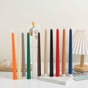 Bougies multicolores de l'avant <span class=keywords><strong>LED</strong></span> de flamme de sentiment atmosphérique de Z-0177 pour la décoration de maison et de barre - Product Image 1
