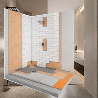 Membrane d'étanchéité pour salle de bain en rouleau de feuilles PE/PP pour sous-couche de carrelage mural et de sol avec options de taille personnalisées