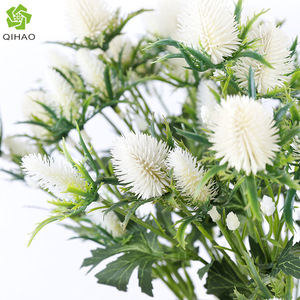 QIHAO Guirlande artificielle de plantes marines violettes et grises, haute simulation, en plastique souple, pour décoration intérieure et arrangements floraux de mariage - Product Image 4