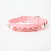 Collier pour animaux de compagnie fait main en cristaux naturels de guérison, bijoux multicolores en pierres précieuses pour chiens et chats, collier énergétique et bien-être pour animaux, breloque en cristal