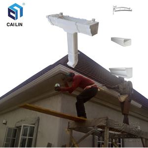 Gouttières de pluie rectangulaires en <span class=keywords><strong>PVC</strong></span>, livraison directe d'usine, japon, prix bas, panneau d'isolation de pluie en <span class=keywords><strong>PVC</strong></span>, gouttières de toit - Product Image 1