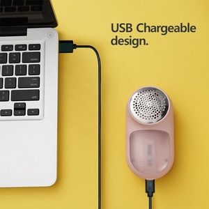เครื่องกำจัดขุยผ้าไฟฟ้าแบบพกพา HG USB ชาร์จได้เครื่องโกนขนแกะสำหรับกำจัดขนปุยเสื้อกันหนาว - Product Image 6
