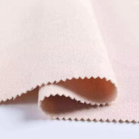 Tissu en gros de haute qualité personnalisé 100 % polyester microfibre 370 GSM tricoté, matière Seta pour vêtements et manteaux