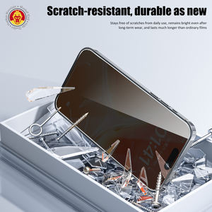 Обезьяна король 28 ° защита экрана телефона для мобильного телефона iPhone 12 13 15 17 Pro Max не черный край гладкий сенсорный 9H антиблик - Product Image 4