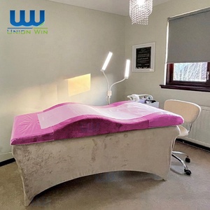 Matelas à Cils en Mousse pour Spa, Tapis de Beauté Incurvé, <span class=keywords><strong>Surmatelas</strong></span> pour Table d'Esthétique, Matelas Anatomique pour Cils, Mousse à Mémoire de Forme Ondulée, <span class=keywords><strong>Surmatelas</strong></span> pour Cils - Product Image 1