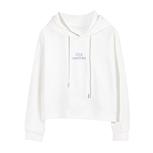 <span class=keywords><strong>Felpa</strong></span> con <span class=keywords><strong>Cappuccio</strong></span> <span class=keywords><strong>Corta</strong></span> Casual Anti-Restringimento Ecologica di Alta Qualità per Donna, Giacca alla Moda 2026 - Product Image 6