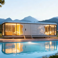 M7 Maison Capsule Modulaire Intelligente Préfabriquée Portable et Démontable de 20/40 pieds pour Hôtel, Résidence ou Parc Extérieur