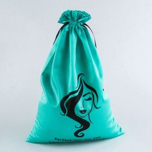 Bolsas de Almacenamiento para Pelucas, Bolsas de Satén con Cordón, Bolsa de Viaje para Pelucas, Extensiones de Cabello, Regalo - Product Image 3