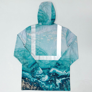 Sweat à capuche de pêche nocturne RISE pour hommes, manches longues, UPF 50+, avec bande réfléchissante pour une activité en plein air en toute sécurité - Product Image 3